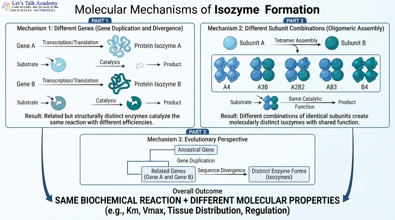 Molecular Mechanisms of Isozyme Formation