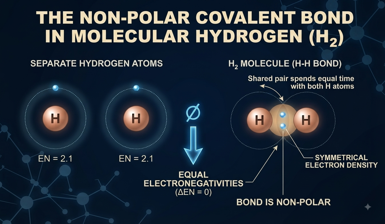 Non polar covalent bond