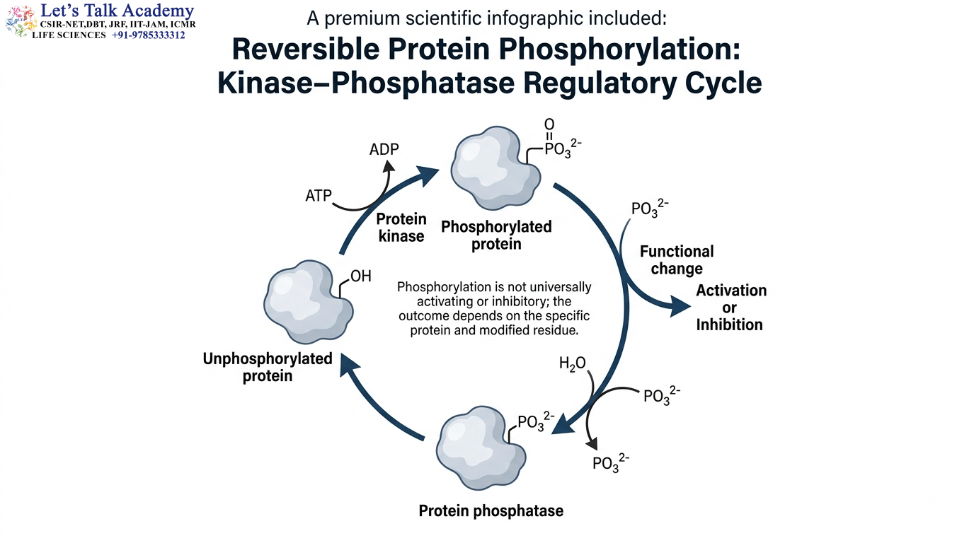 Reversible Protein Phosphorylation: Kinase–Phosphatase Regulatory Cycle