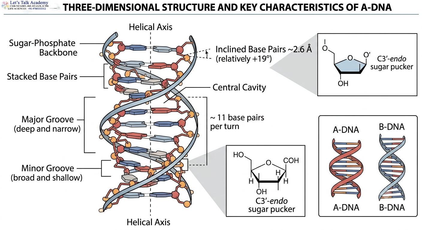 Structural Characteristics of A-DNA