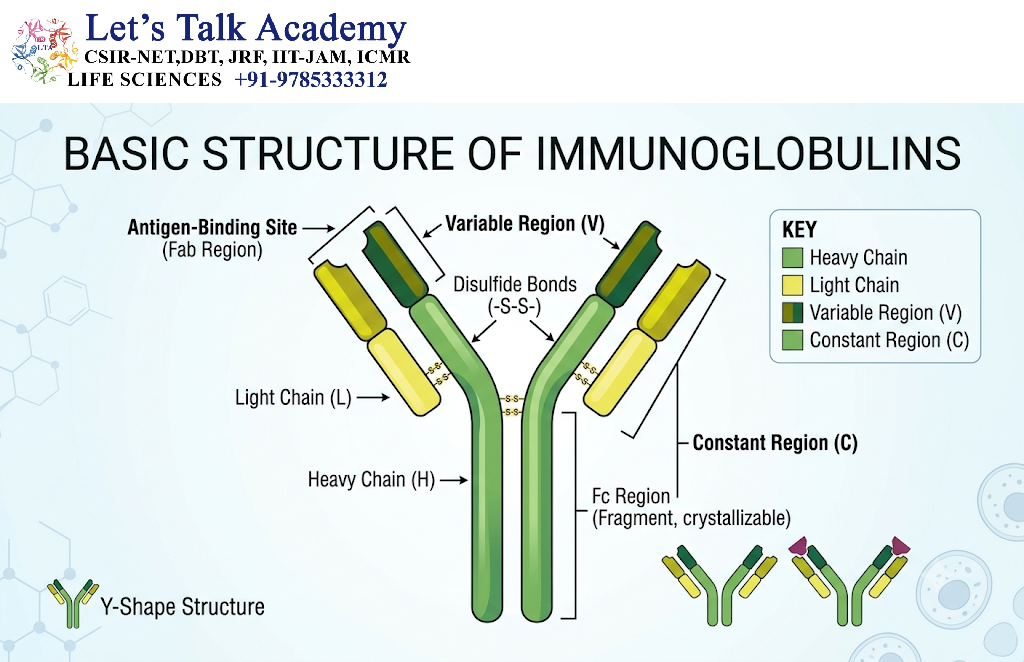 Basic Structure of Immunoglobulins