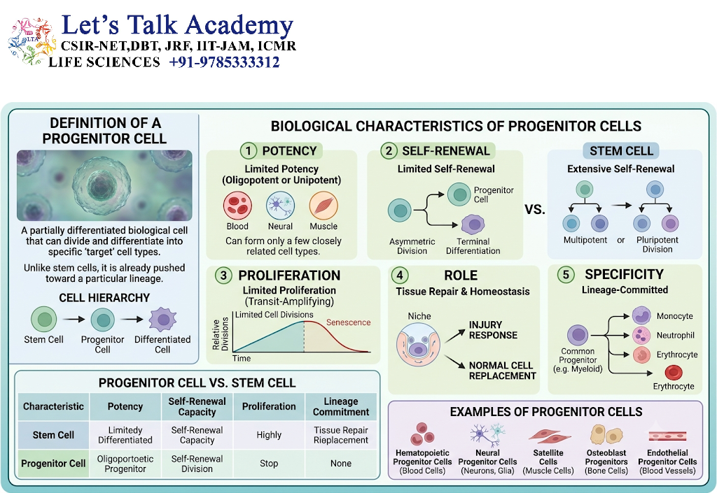 Progenitor Cells: Definition and Biological Characteristics