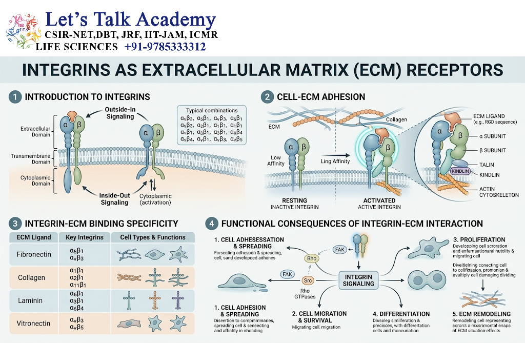 Integrins as ECM Receptors