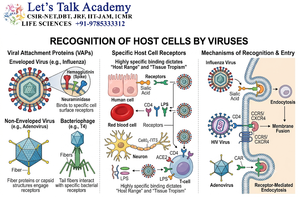 Recognition of Host Cells by Viruses
