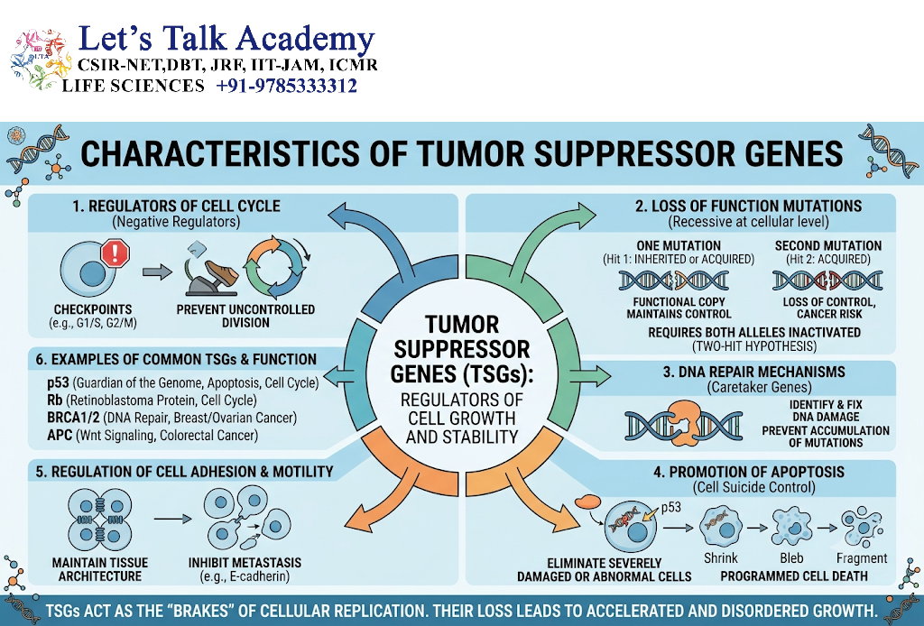 Characteristics of Tumor Suppressor Genes
