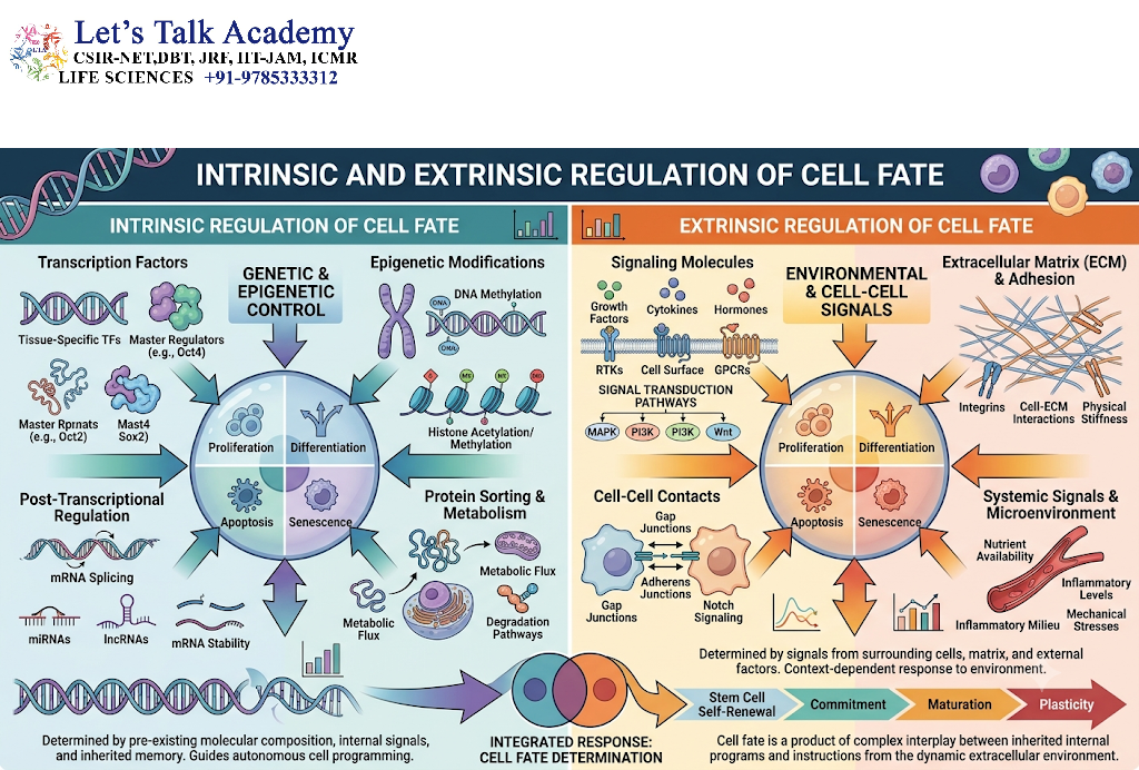 Intrinsic and Extrinsic Regulation of Cell Fate