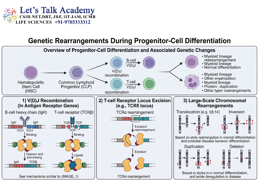 Genetic Rearrangements During Progenitor-Cell Differentiation