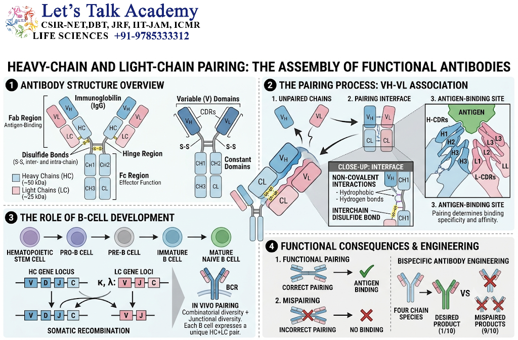 Heavy-Chain and Light-Chain Pairing