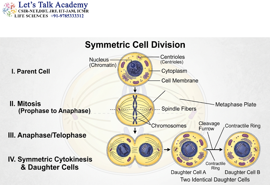 Symmetric Cell Division