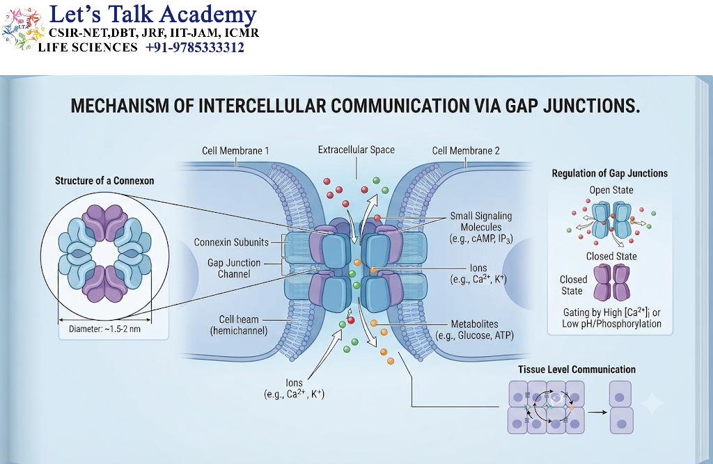 Mechanism of Intercellular Communication Through Gap Junctions