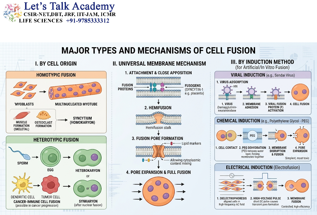 Major Types of Cell Fusion