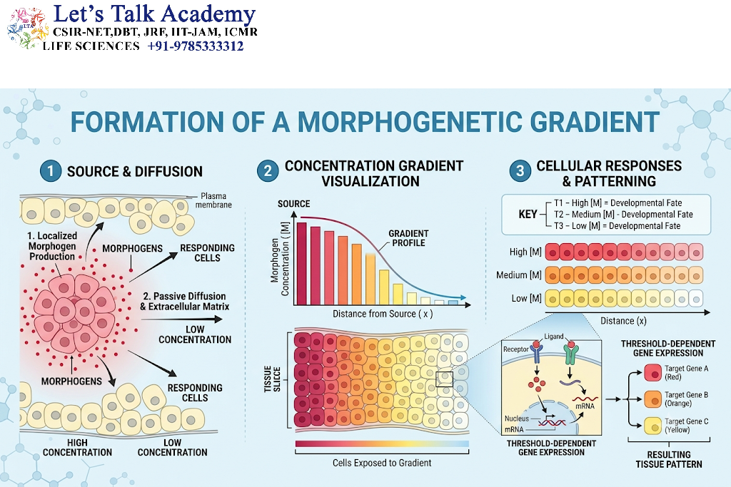 Formation of a Morphogenetic Gradient