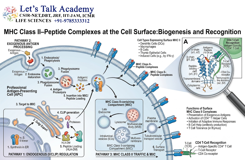 MHC Class II–Peptide Complexes at the Cell Surface