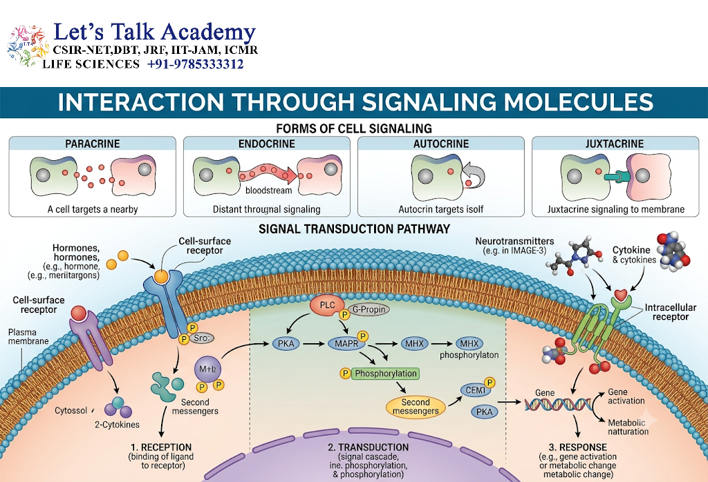 Interaction Through Signaling Molecules