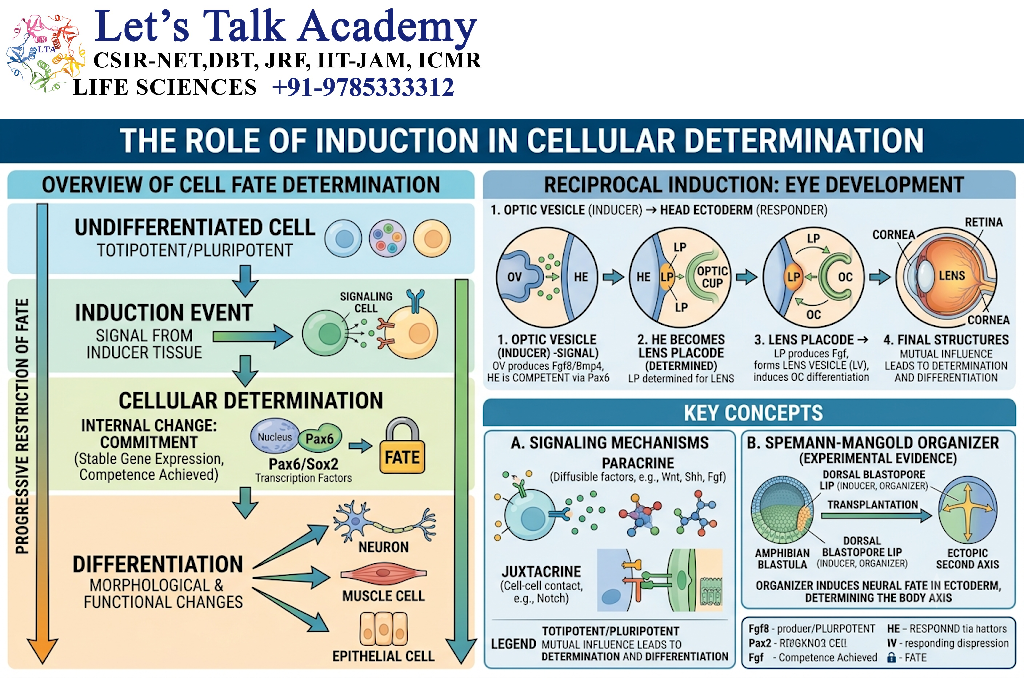 Role of Induction in Determination