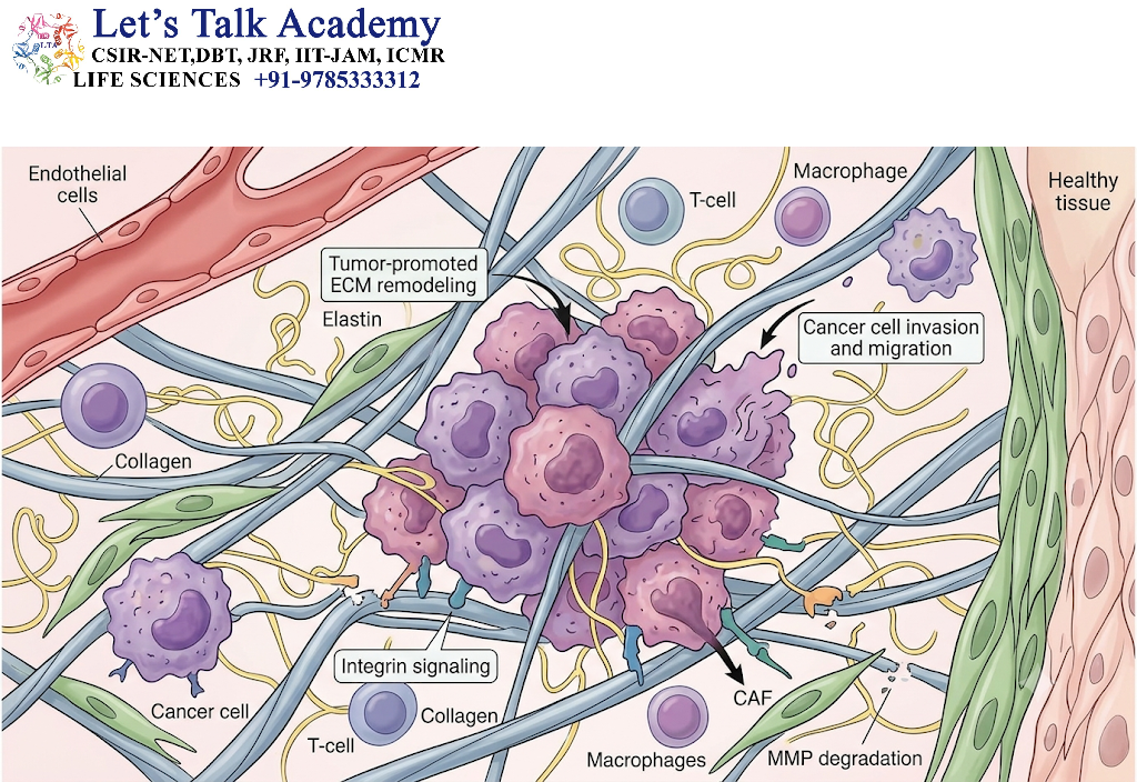Cancer Cells and Extracellular Matrix