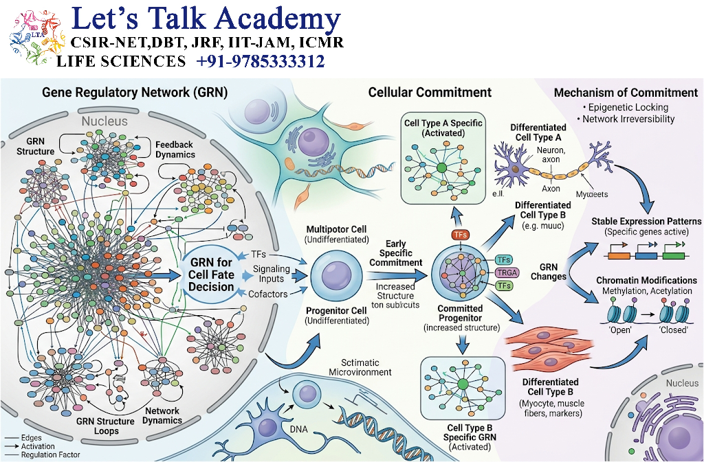 Commitment and Gene Regulatory Networks