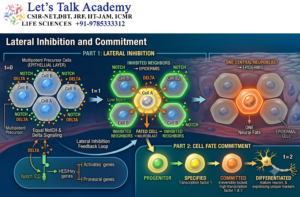 Lateral Inhibition and Commitment
