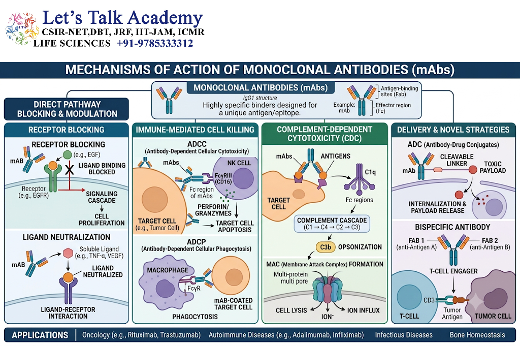 Mechanisms of Action of Monoclonal Antibodies
