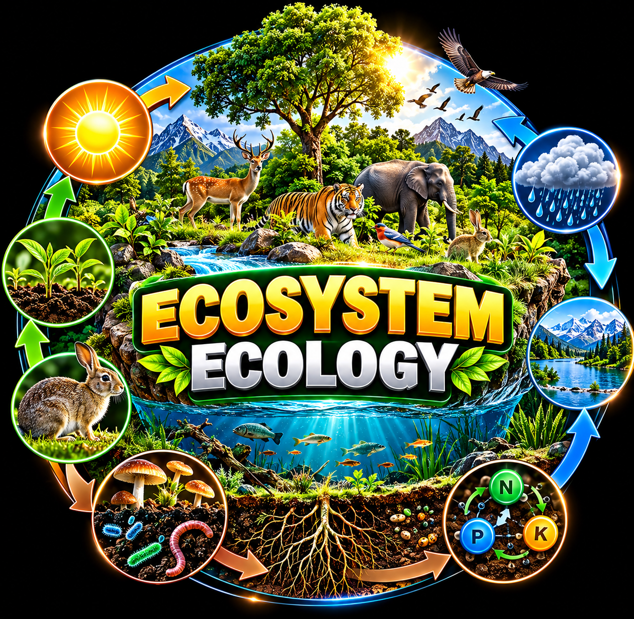 Ecosystem Ecology MCQ CSIR NEt Life Science Coaching and test series and Previous year question