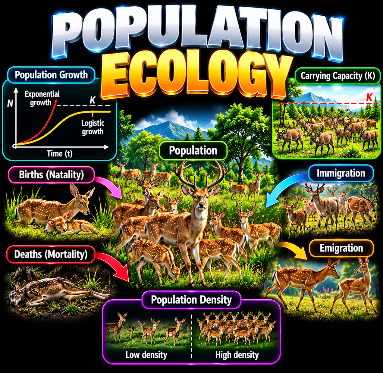 Population Ecology MCQ and Previous year question and CSIR NET Life Science coaching testseries Environment and Niche Concept