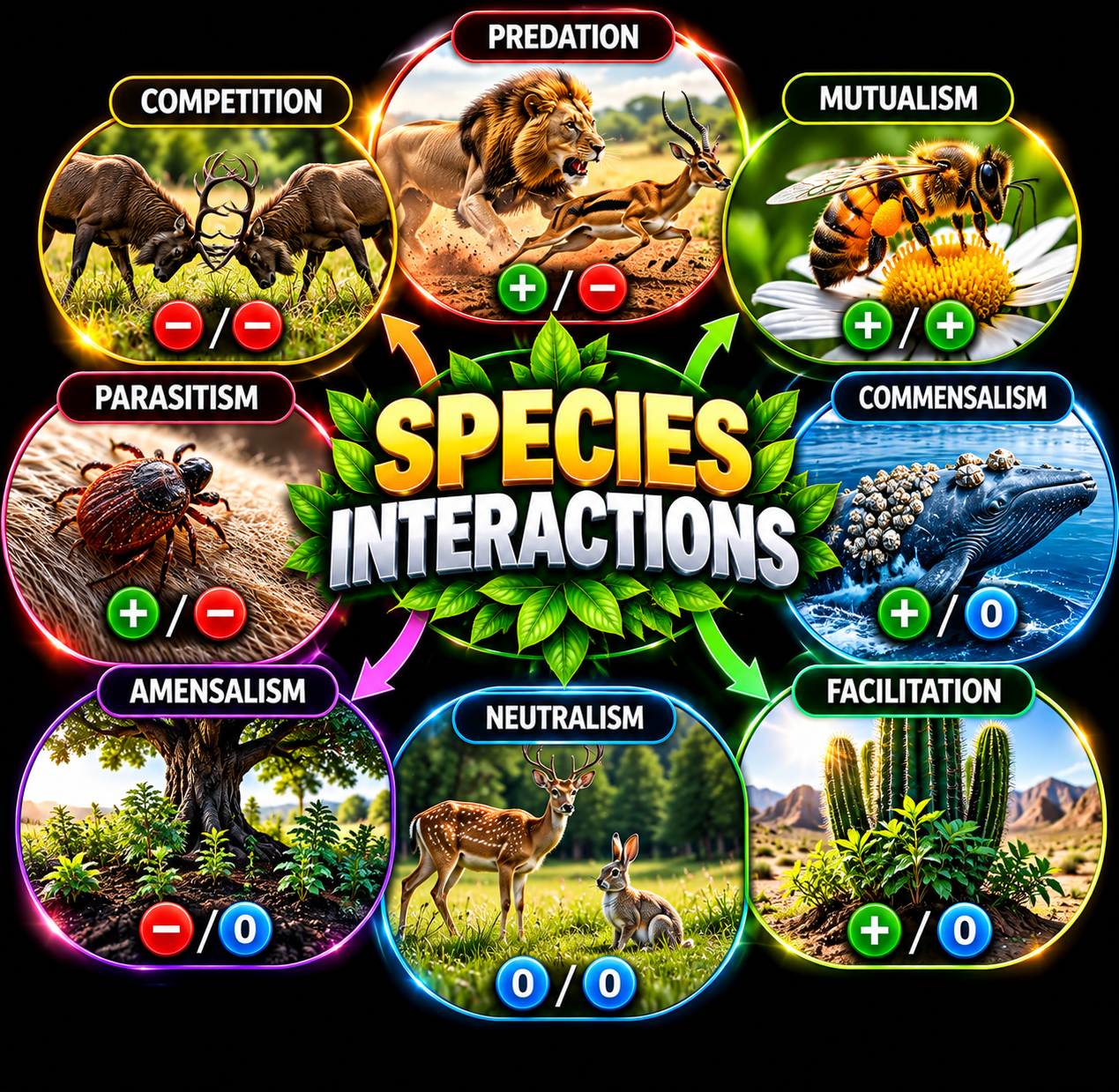 Species Interactions MCQ CSIR NEt Life Science Coaching and test series and Previous year question
