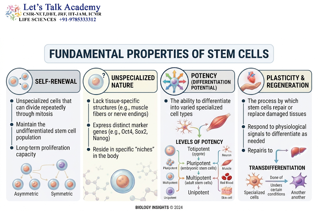 Fundamental Properties of Stem Cells